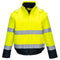 Leichte Hi-Vis Kontrast 2-in-1 Pilotjacke Essential - Gelb/Marine (YNR)