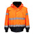 Hi-Vis 3-in-1 Kontrast Pilotjacke - Orange/Marine (ONR)