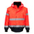 Hi-Vis 3-in-1 Kontrast Pilotjacke - Rot/Marine (RNR)