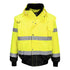 Hi-Vis 3-in-1 Kontrast Pilotjacke - Gelb/Schwarz (YBR)