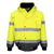 Hi-Vis 3-in-1 Kontrast Pilotjacke - Gelb/Grau (YGY)
