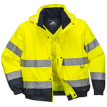 Hi-Vis Kontrast 2-in-1-Pilotjacke - Gelb (YER)