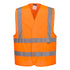 Hi-Vis Weste mit Schulterreflexband - Orange (ORR)