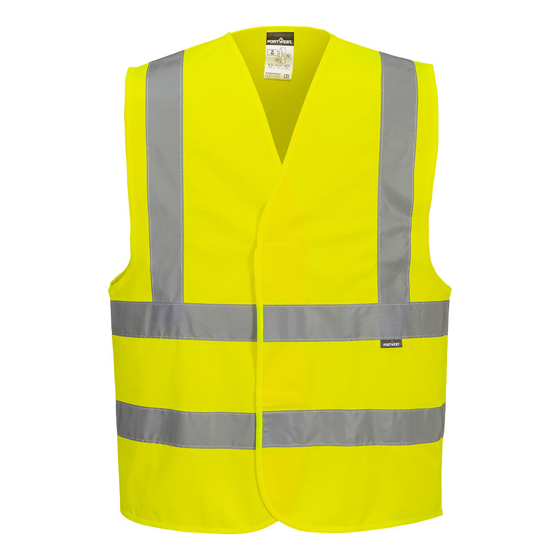 Hi-Vis Weste mit Schulterreflexband - Gelb (YER)