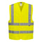 Hi-Vis Weste mit Schulterreflexband - Gelb (YER)