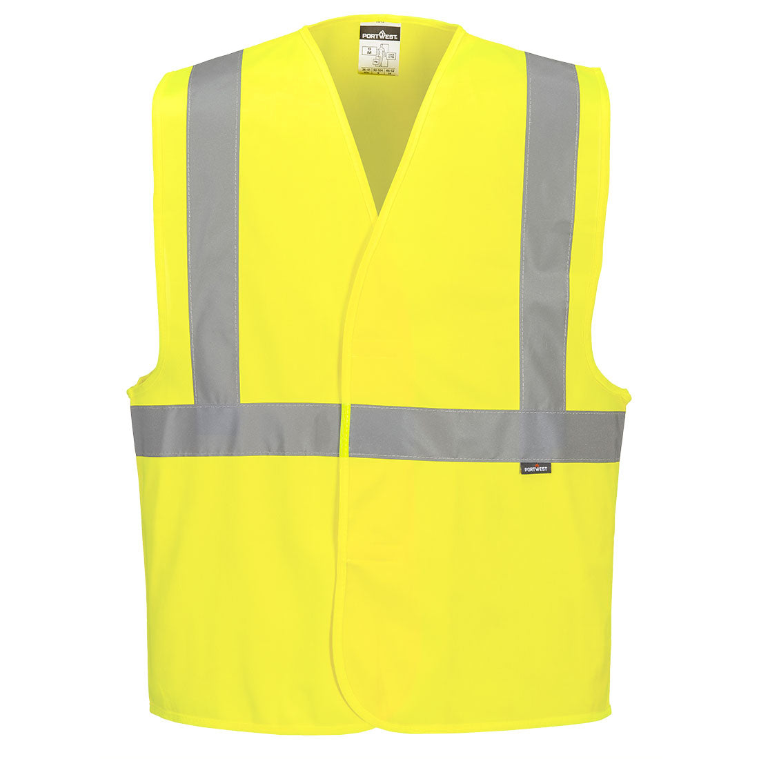 Hi-Vis Weste mit Schulterreflexband - Gelb (YER)