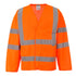 Hi-Vis Weste mit Schultereflexband langarm - Orange (ORR)