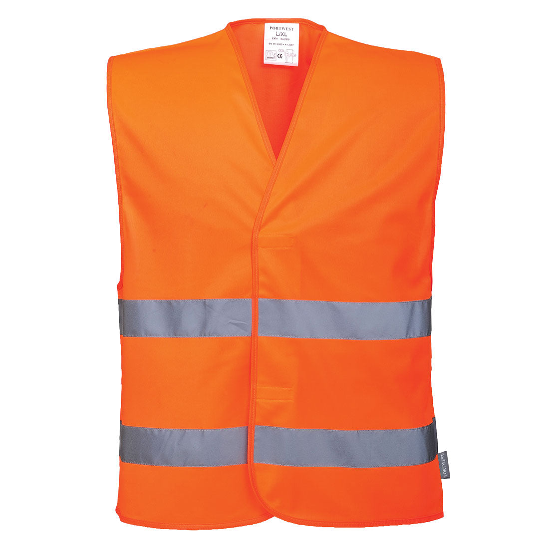 Hi-Vis Weste mit zwei Reflexstreifen - Orange (ORR)