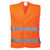 Hi-Vis Weste mit zwei Reflexstreifen - Orange (ORR)