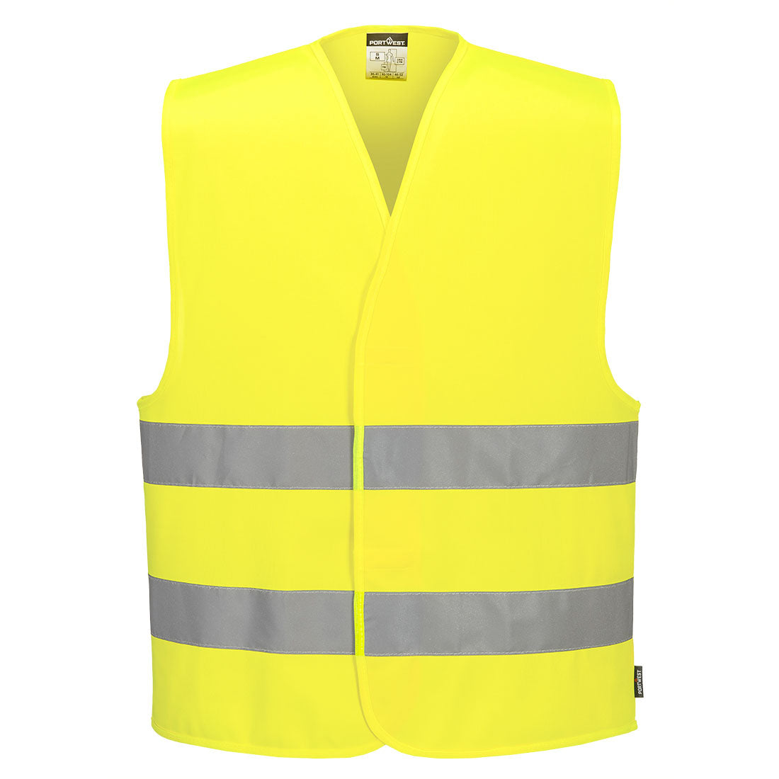 Hi-Vis Weste mit zwei Reflexstreifen - Gelb (YER)