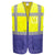 Warschau Hi-Vis Kontrast Exekutiv Weste - Gelb/Violett (YPR)