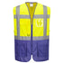 Warschau Hi-Vis Kontrast Exekutiv Weste - Gelb/Violett (YPR)