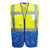 Warschau Hi-Vis Kontrast Exekutiv Weste - Gelb/Royal (YRB)