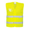 Hi-Vis Halb-Mesh Weste 2 Reflexstreifen - Gelb (YER)