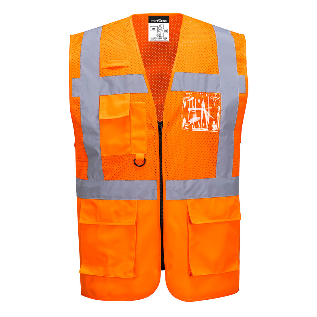 Madrid Hi-Vis Mesh Exekutiv Weste - Orange (ORR)