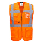 Madrid Hi-Vis Mesh Exekutiv Weste - Orange (ORR)