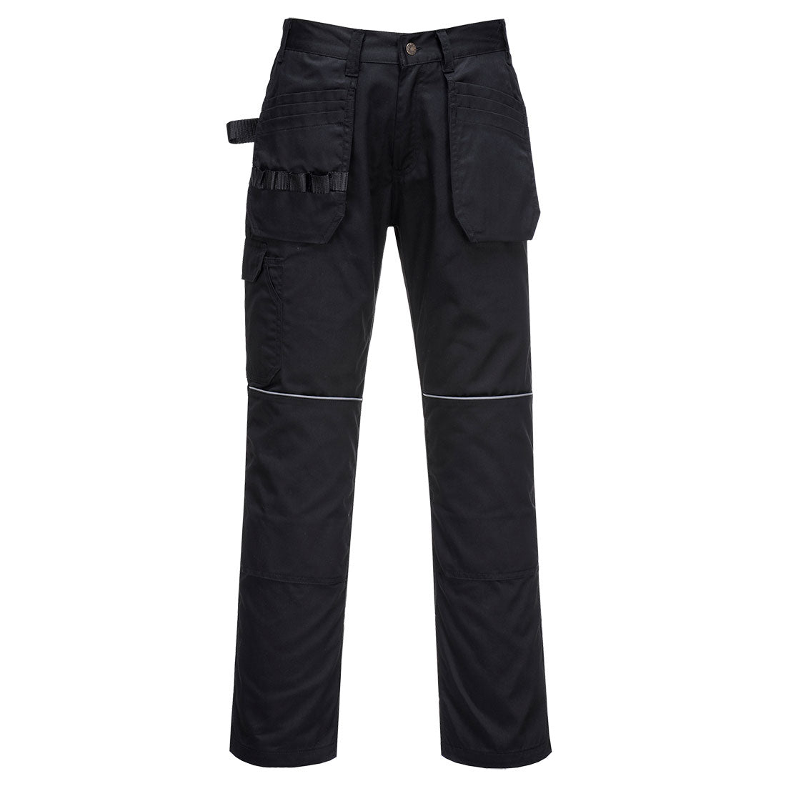 Handwerkerhose mit Holstertaschen - Schwarz (BKR)