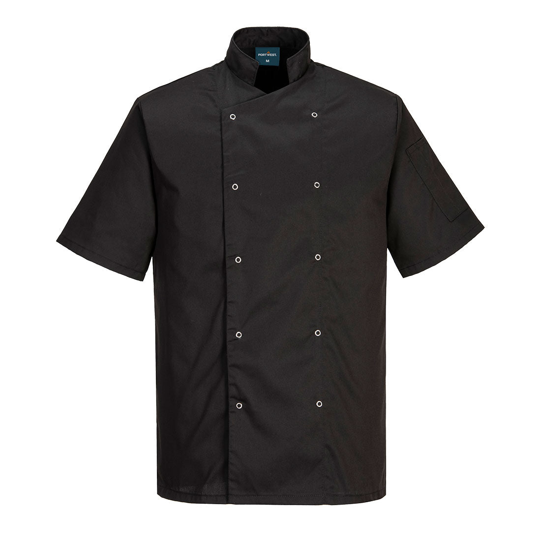 Chef's Cumbria Kochjacke S/S - Schwarz (BKR)