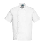 Chef's Cumbria Kochjacke S/S - Weiss (WHR)