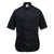 Rachel Damen Chefs Jacke kurzarm - Schwarz (BKR)