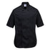 Rachel Damen Chefs Jacke kurzarm - Schwarz (BKR)