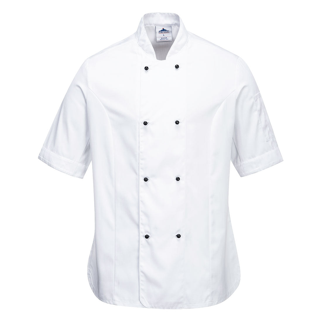 Rachel Damen Chefs Jacke kurzarm - Weiss (WHR)