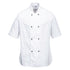 Rachel Damen Chefs Jacke kurzarm - Weiss (WHR)