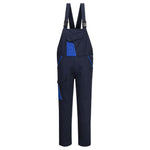 WX1 Zweifarbige Baumwoll - Latzhose - Marine/Royal (NRR)