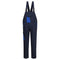 WX1 Zweifarbige Baumwoll - Latzhose - Marine/Royal (NRR)
