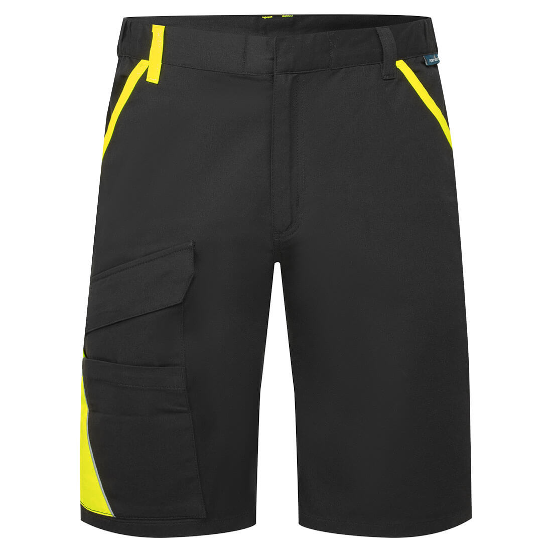 WX1 Zweifarbige Baumwollshorts - Schwarz/Grau (BYR)