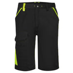 WX1 Zweifarbige Baumwollshorts - Schwarz/Gelb (KYR)