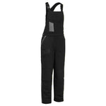 WX1 zweifarbige wattierte Baumwoll - Latzhose - Schwarz/Grau (BYR)
