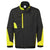 WX1 Zweifarbige wattierte Baumwoll - Arbeitsjacke - Schwarz/Gelb (KYR)