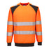 WX2 Eco Hi-Vis Sweatshirt - Orange/Schwarz (OBR)