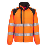 WX2 Eco Hi-Vis Fleecejacke - Orange/Schwarz (OBR)