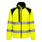 WX2 Eco Hi-Vis Fleecejacke - Gelb/Schwarz (YBR)