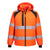 WX2 Hi-Vis gefütterte Softshelljacke (2L) - Orange/Schwarz (OBR)