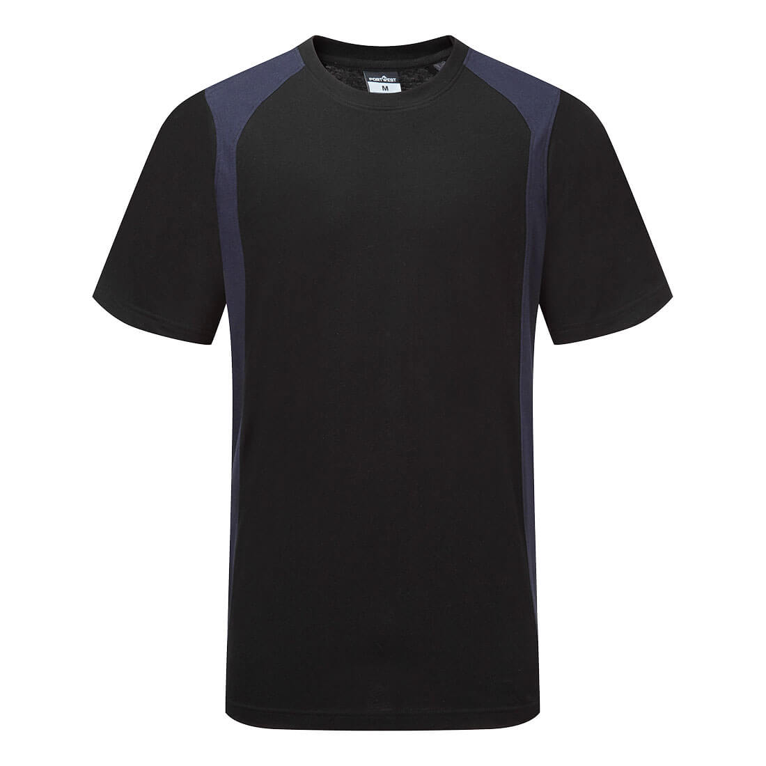 WX2 T-Shirt  S/S - Schwarz/Marine Groß (BNR)