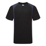 WX2 T-Shirt  S/S - Schwarz/Marine Groß (BNR)