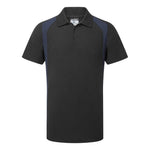 WX2 Poloshirt S/S - Schwarz/Marine Groß (BNR)