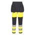 WX2 Eco Hi-Vis Damen Stretch Bundhose Klasse 1 - Gelb/Schwarz (YBR)