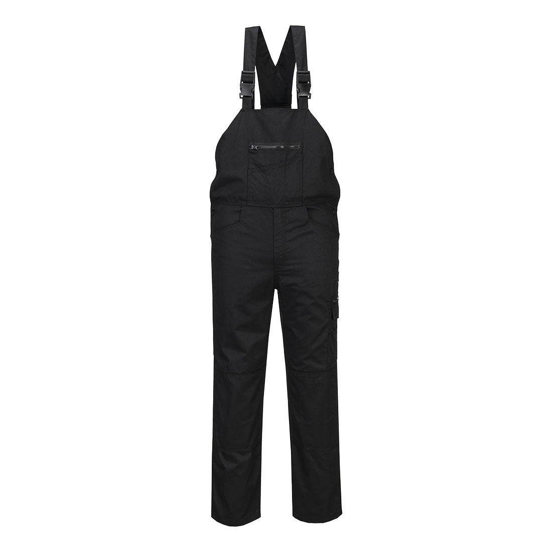 WX2 Eco Stretch Latzhose - Schwarz (BKR)