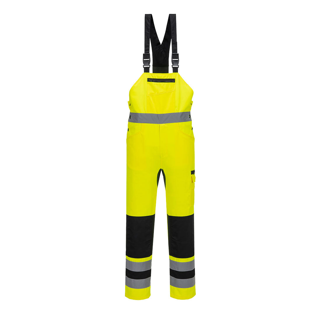WX2 Eco Hi-Vis Latzhose - Gelb/Schwarz (YBR)