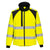 WX2 Eco Hi-Vis Softshelljacke (2L) - Gelb/Schwarz (YBR)