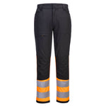WX2 Eco Hi-Vis Service Bundhose Klasse 1 - Orange/Schwarz (OBR)