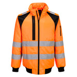 WX2 Hi-Vis 2-in-1 Pilotjacke - Orange/Schwarz (OBR)