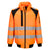 WX2 Hi-Vis 2-in-1 Pilotjacke - Orange/Schwarz (OBR)