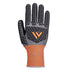 CT Cut D18 Nitril Stoßschutz- Handschuh - Grau/Schwarz (G8R)