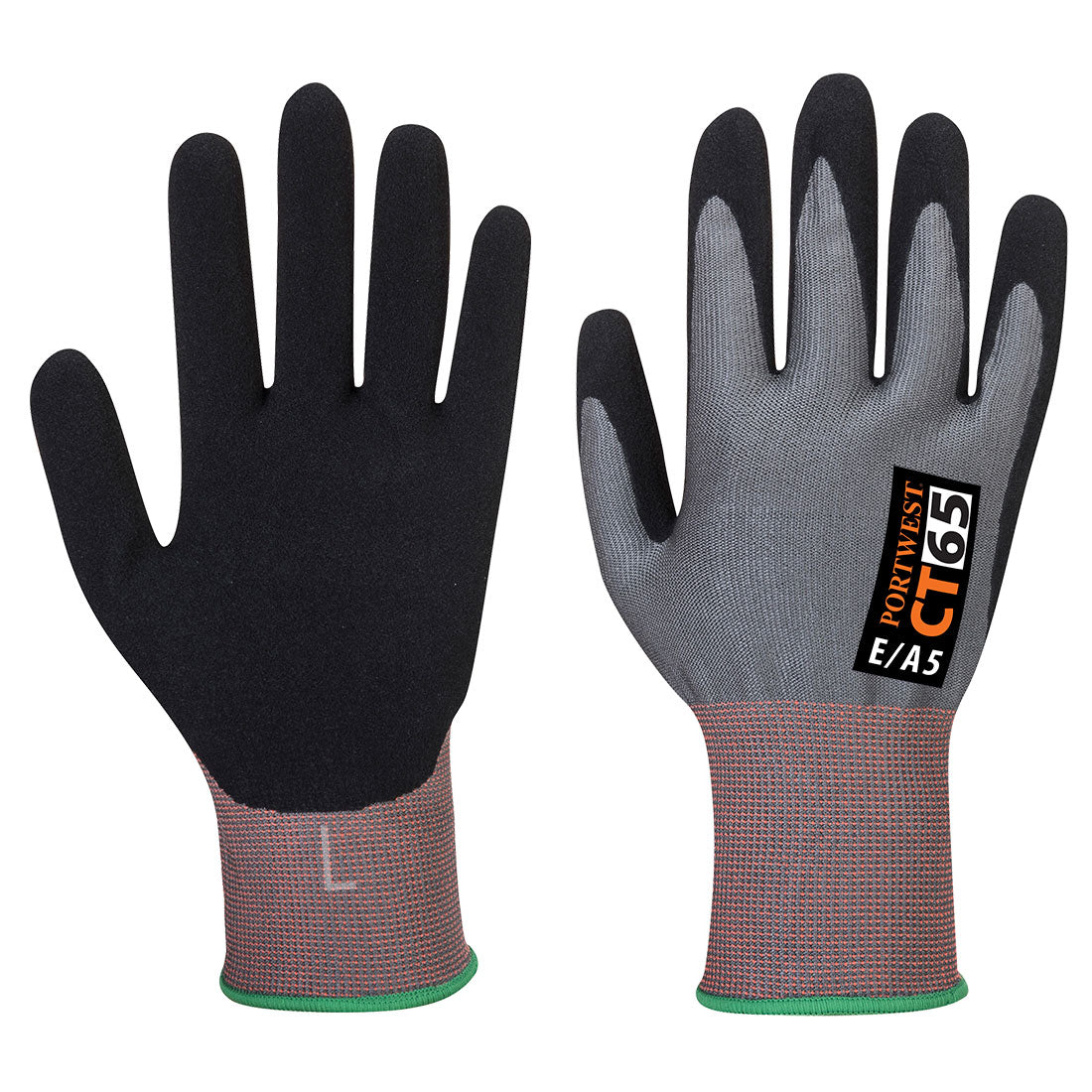 CT Schnittschutzklasse E15 Nitril - Grau/Schwarz (G8R)