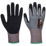 CT F13 Nitrilschaum Schnittschutzhandschuh - Grau/Schwarz (G8R)
